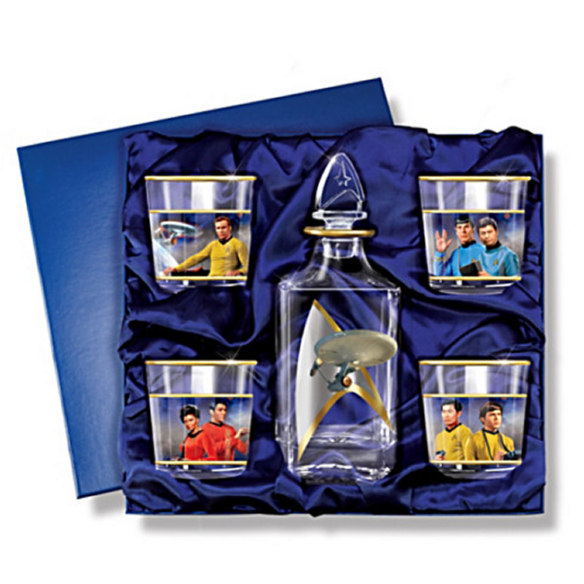 Star Trek Legacy Crystal Decanter Set