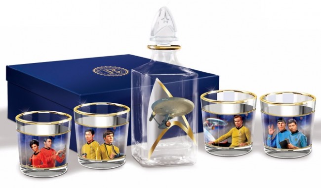 Star Trek Legacy Crystal Decanter Set