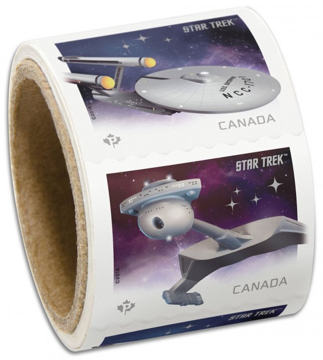 Star Trek Stamps From Canada Post