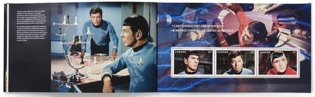 Star Trek Stamps From Canada Post