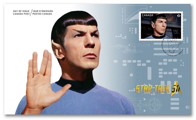 Star Trek Stamps From Canada Post