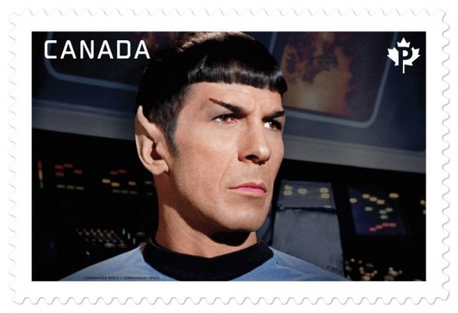 Star Trek Stamps From Canada Post