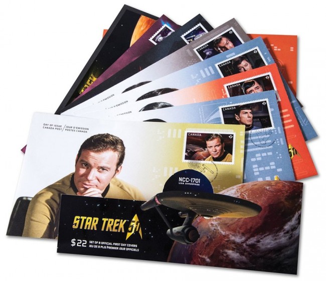 Star Trek Stamps From Canada Post
