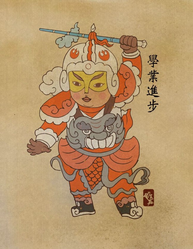 Star Wars Characters Done In Chinese Art Style