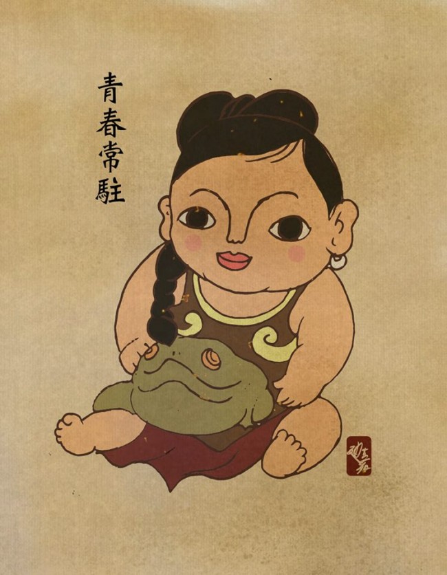 Star Wars Characters Done In Chinese Art Style