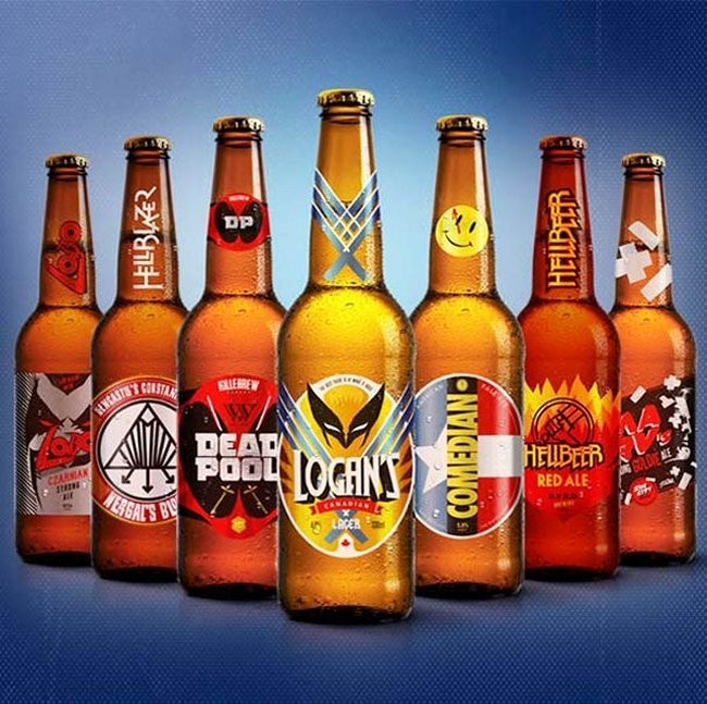 Super Drunk – Superhero Beer Designs