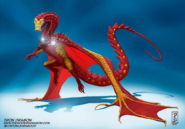 Superheroes As Dragons