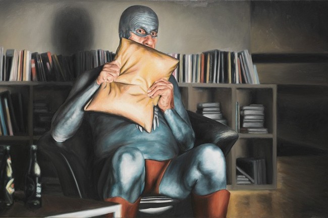 Aging Superhero Paintings