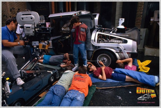 Amazing Behind-The-Scenes Photos From Back To The Future