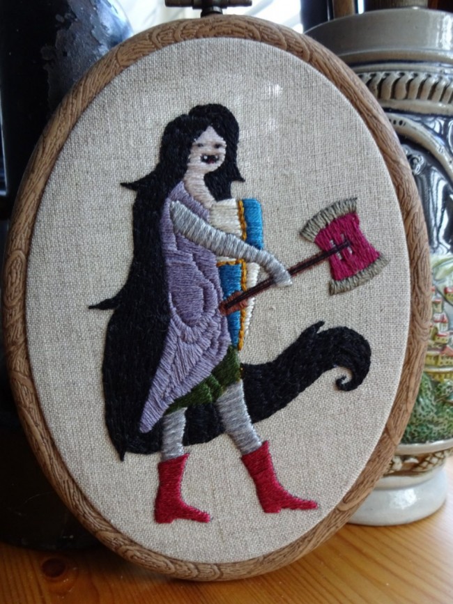 Awesome Hand-Stitched Geek Pop Culture Portraits