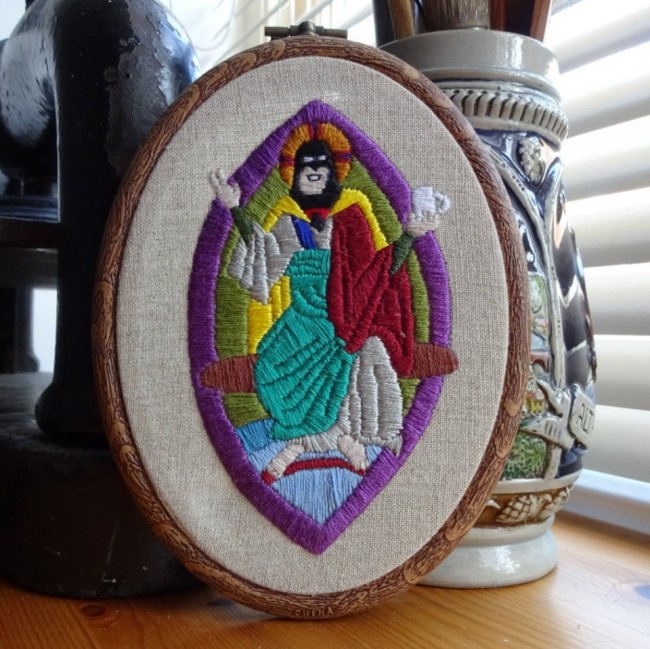 Awesome Hand-Stitched Geek Pop Culture Portraits