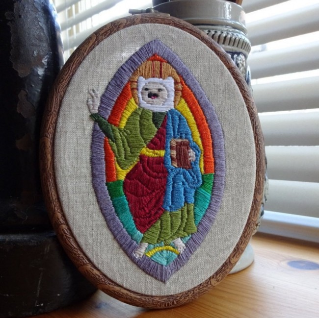 Awesome Hand-Stitched Geek Pop Culture Portraits