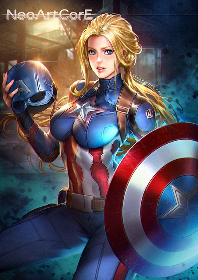 Beautiful Fan Art Makes Marvel Superheroes Female