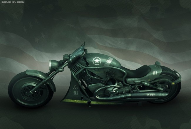 Captain America's Bike