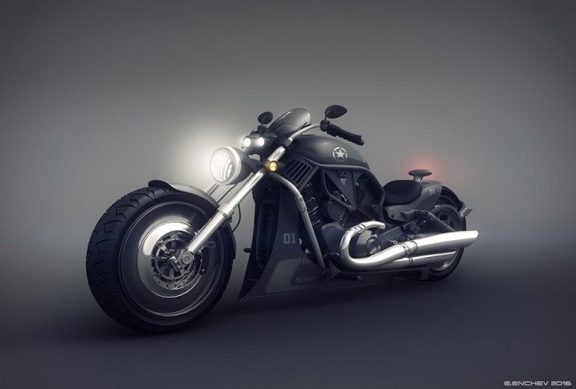 Captain America's Bike