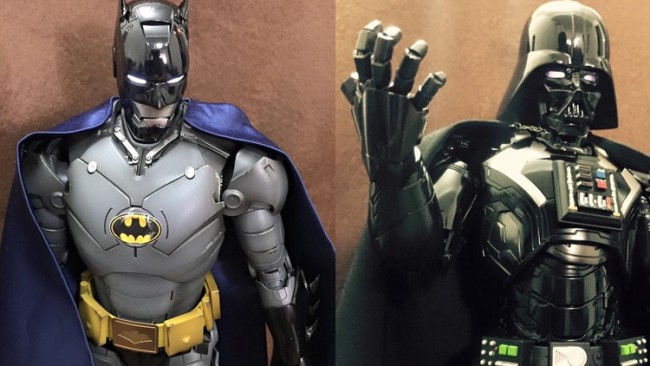 Darth Vader and 1966 Batman Action Figures Get The Iron Man Treatment