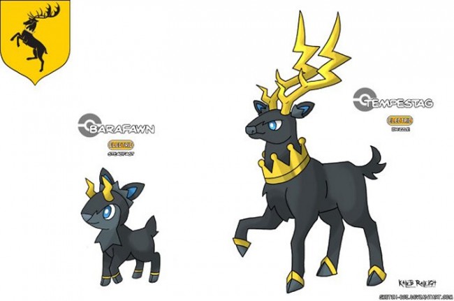 Game Of Thrones Houses As Pokemon