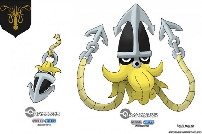 Game Of Thrones Houses As Pokemon