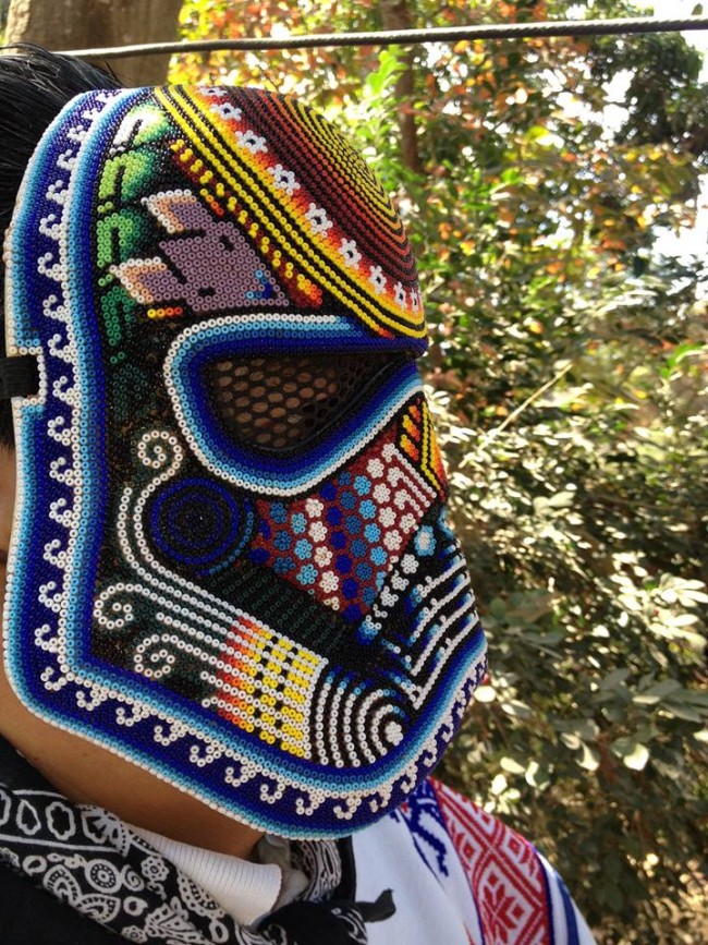 Huichol Art Darth Vader Helmet 10