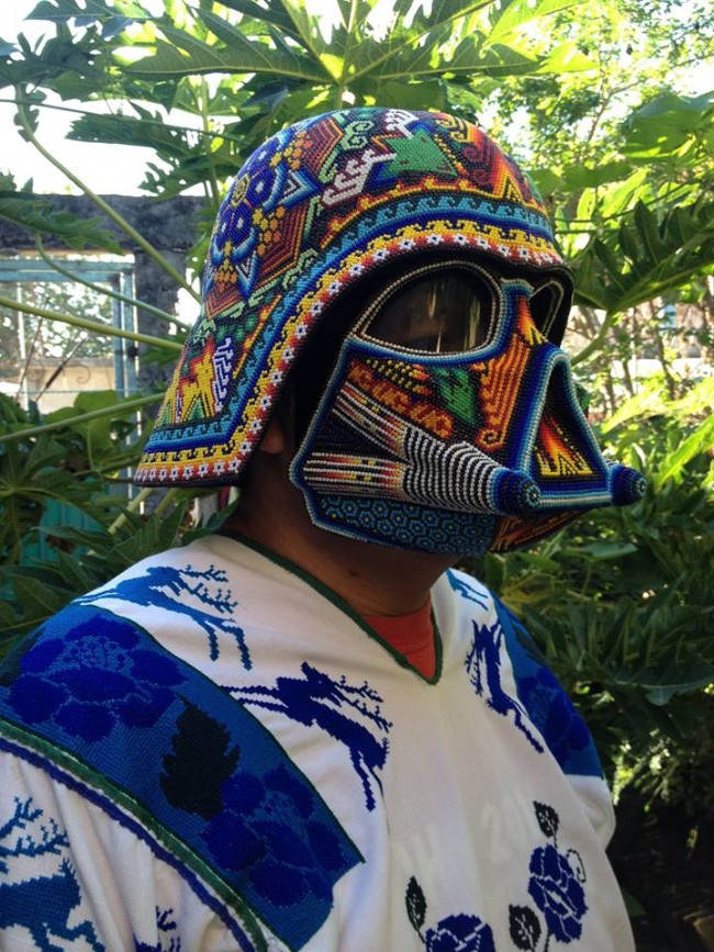 Huichol Art Darth Vader Helmet