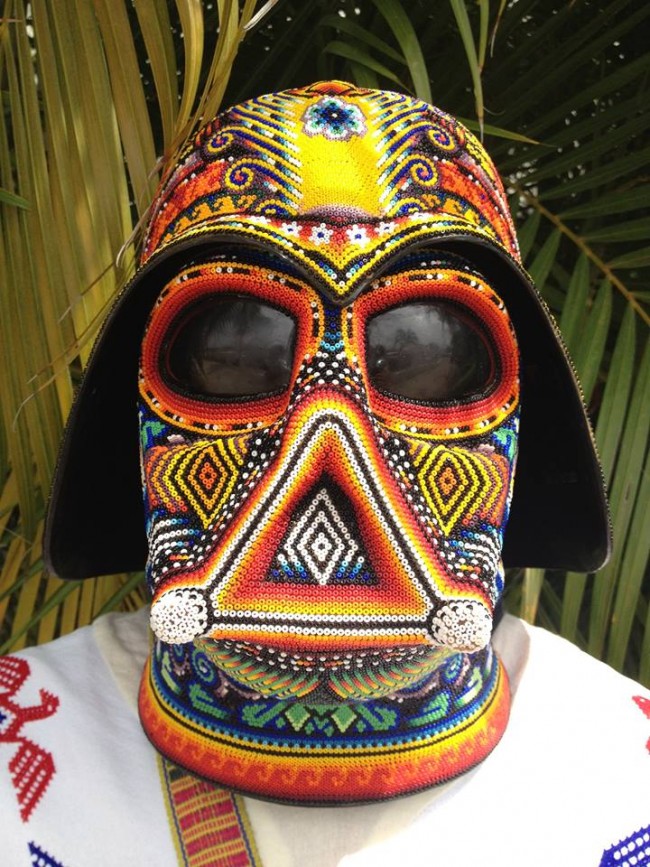 Huichol Art Darth Vader Helmet