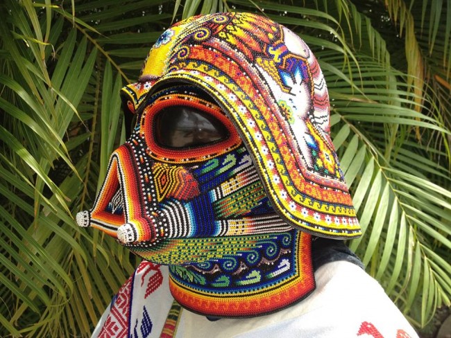 Huichol Art Darth Vader Helmet