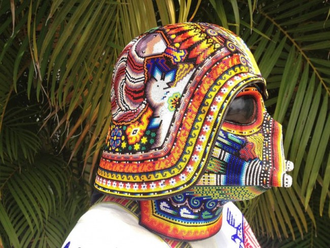 Huichol Art Darth Vader Helmet