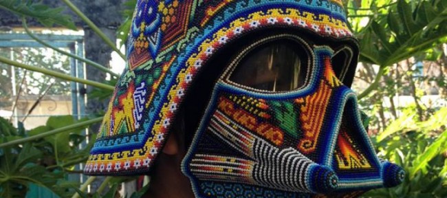 Huichol Art Darth Vader Helmet