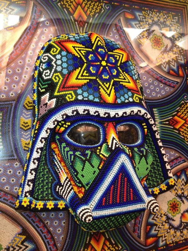 Huichol Art Darth Vader Helmet