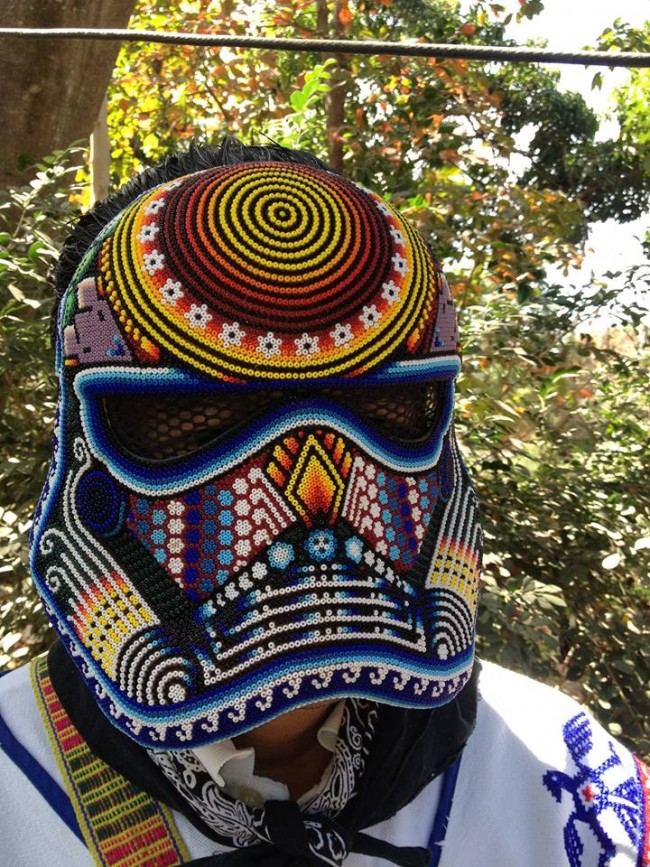 Huichol Art Darth Vader Helmet