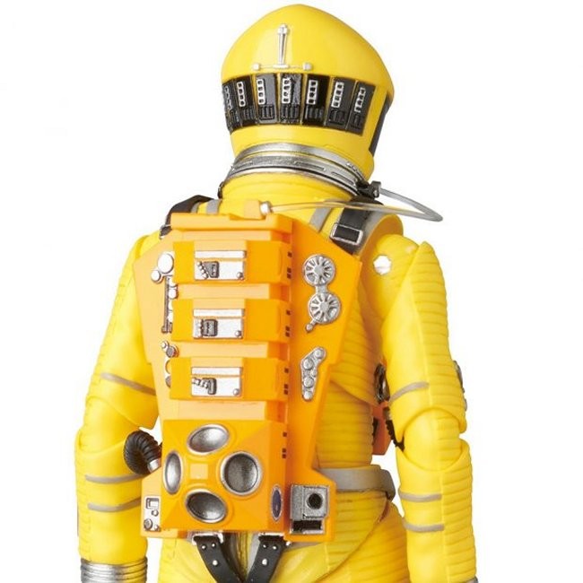 Medicom MAFEX 2001 A Space Odyssey Spacesuits in Red and Yellow