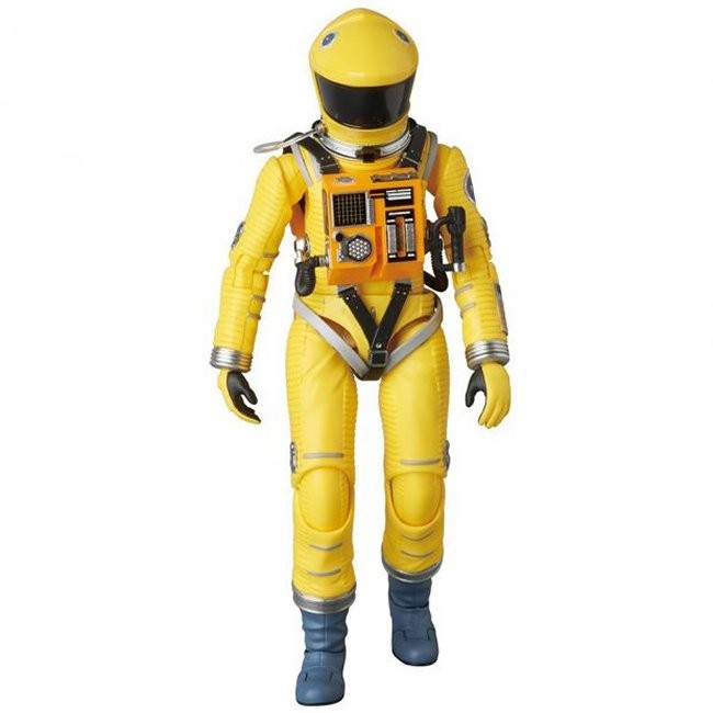 Medicom MAFEX 2001 A Space Odyssey Spacesuits in Red and Yellow