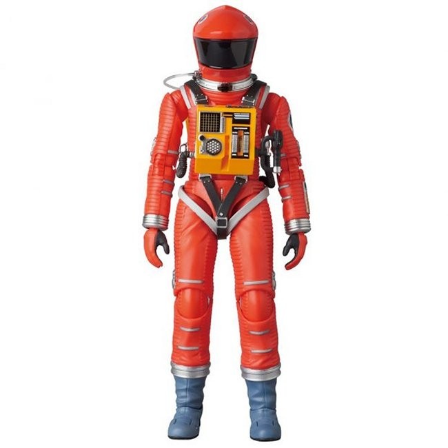 Medicom MAFEX 2001 A Space Odyssey Spacesuits in Red and Yellow