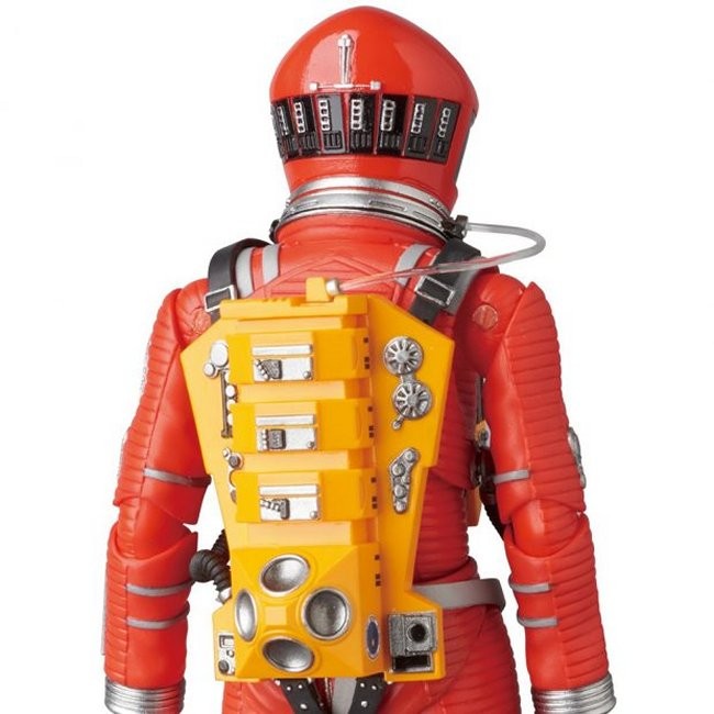 Medicom MAFEX 2001 A Space Odyssey Spacesuits in Red and Yellow