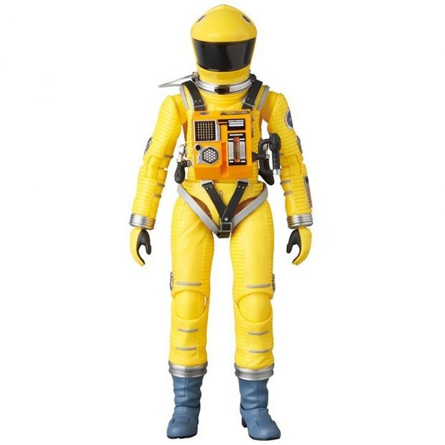 Medicom MAFEX 2001 A Space Odyssey Spacesuits in Red and Yellow