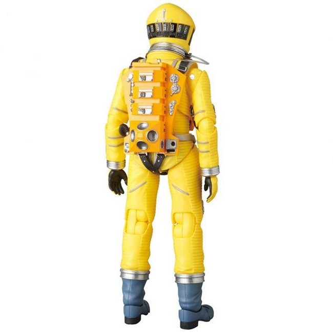 Medicom MAFEX 2001 A Space Odyssey Spacesuits in Red and Yellow