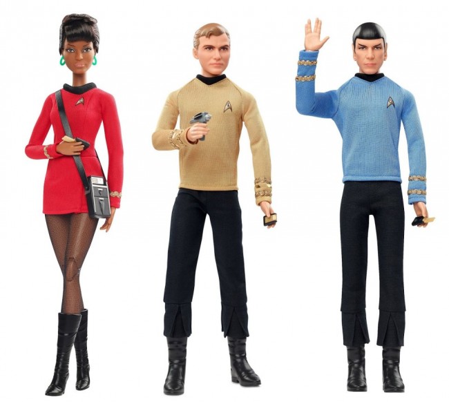 New Star Trek Barbie Dolls