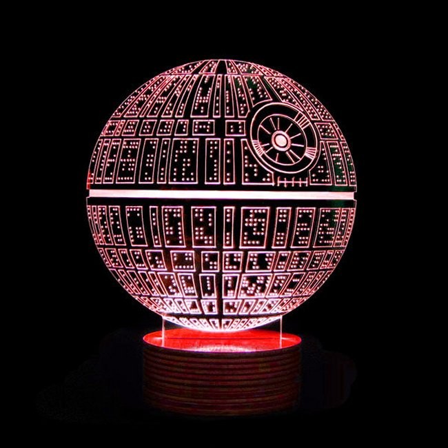 Star Wars 3D Blueprint Deco Lamps