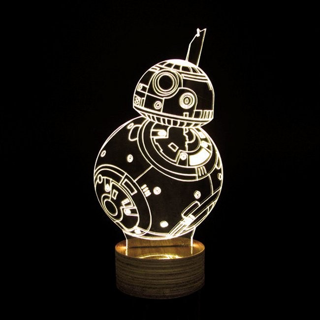 Star Wars 3D Blueprint Deco Lamps