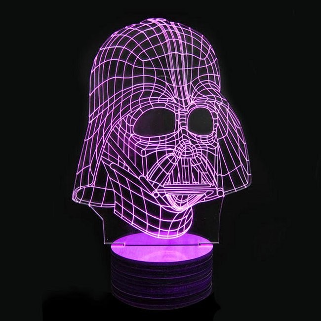 Star Wars 3D Blueprint Deco Lamps