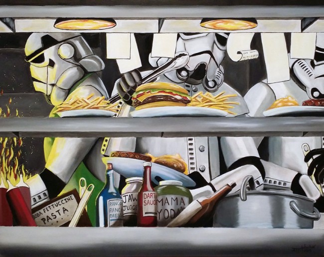 Star Wars - Empire Kitchen Painting
