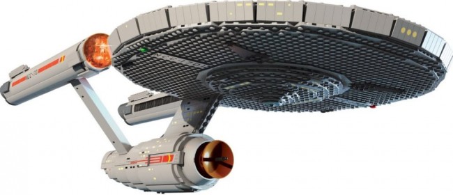 The Mega Bloks U.S.S. Enterprise Is Huge