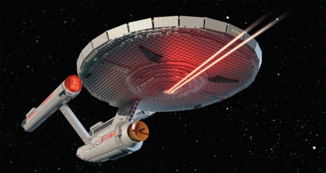 The Mega Bloks U.S.S. Enterprise Is Huge