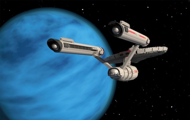 The Mega Bloks U.S.S. Enterprise Is Huge