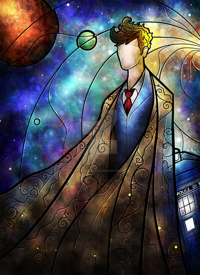 Amazing Geek Stained Glass-Style Art