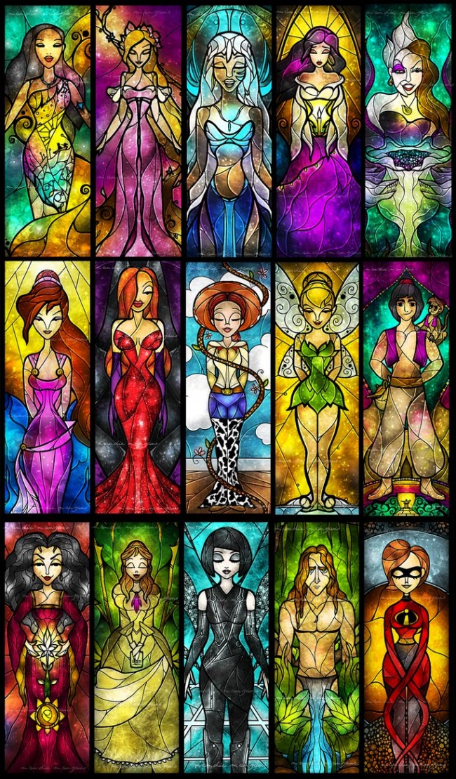 Amazing Geek Stained Glass-Style Art
