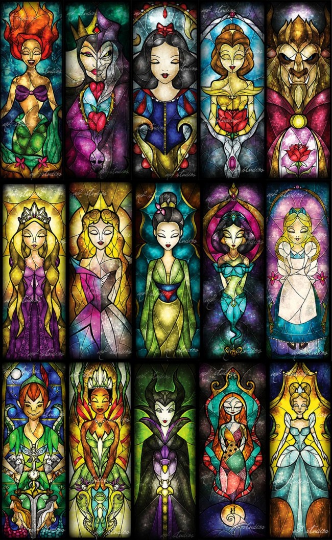 Amazing Geek Stained Glass-Style Art