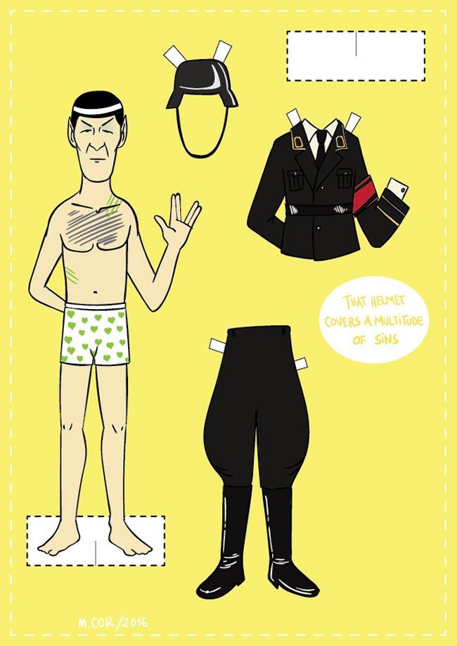 Fun Mr. Spock Paper Dolls