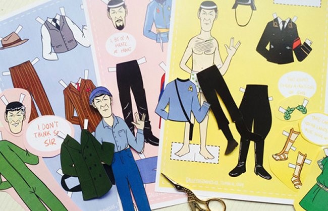 Fun Mr. Spock Paper Dolls