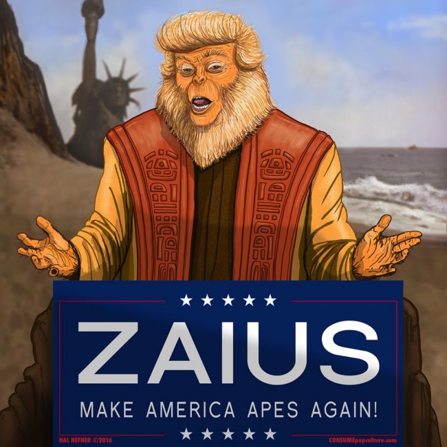 Make America Apes Again - Donald Trump  Dr. Zaius Mashup